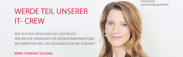 Werde Teil unserer IT-Crew. Wir suchen Menschen mit Weitblick. Wir arbeiten agil an Lösungen für die Zukunft.