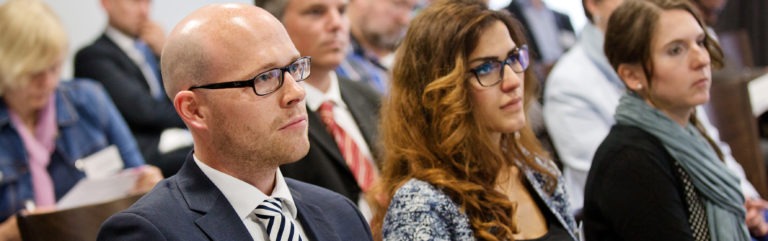 Teilnehmer des items-Forum beim Vortrag.