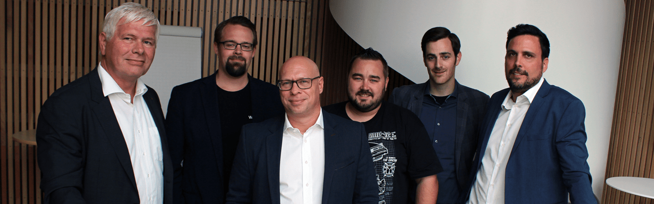 Gruppenbild von Opwoco und items Mitarbeitern