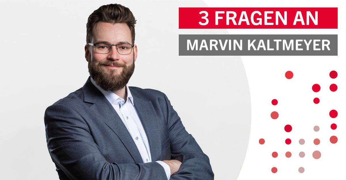 Ein Tag mit… Drei Fragen an Marvin Kaltmeyer